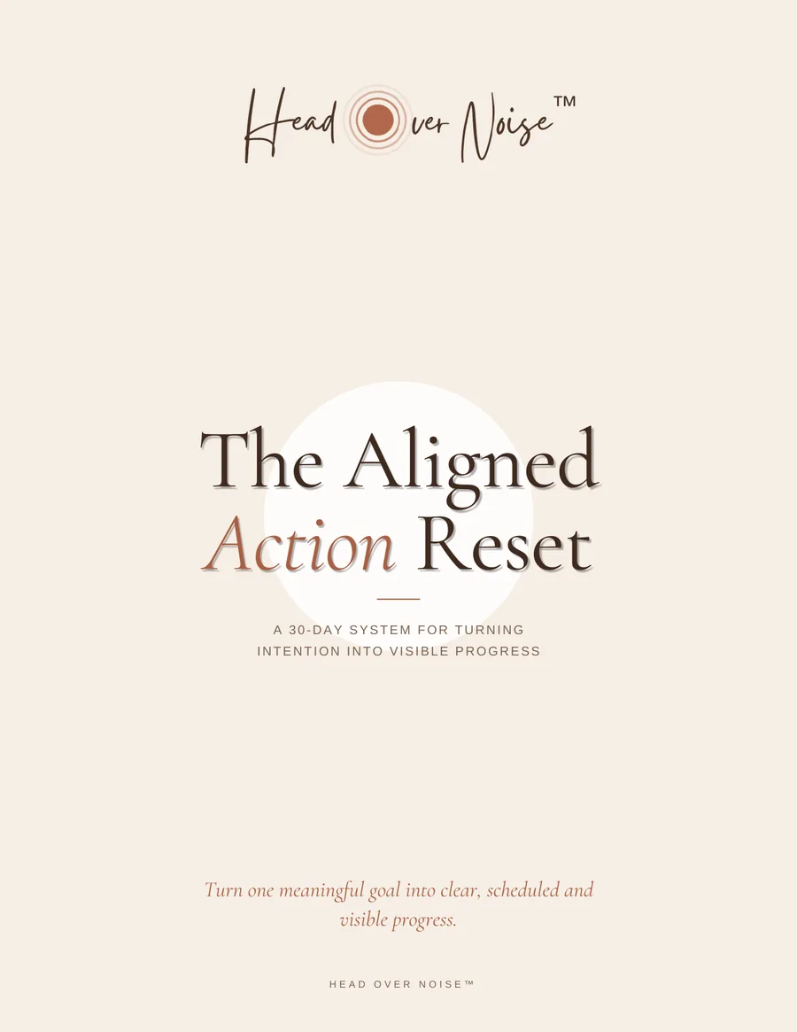 Front cover page of The Aligned Action Reset